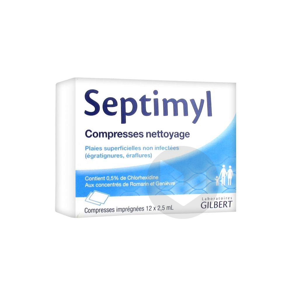 Septimyl nettoyage des plaies 12 Comprimés