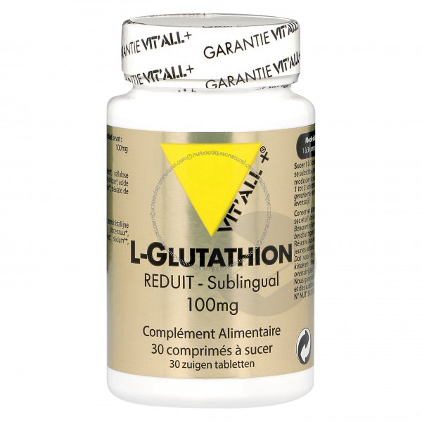 L-Glutathion Sublingual 100 mg - 30 comprimés