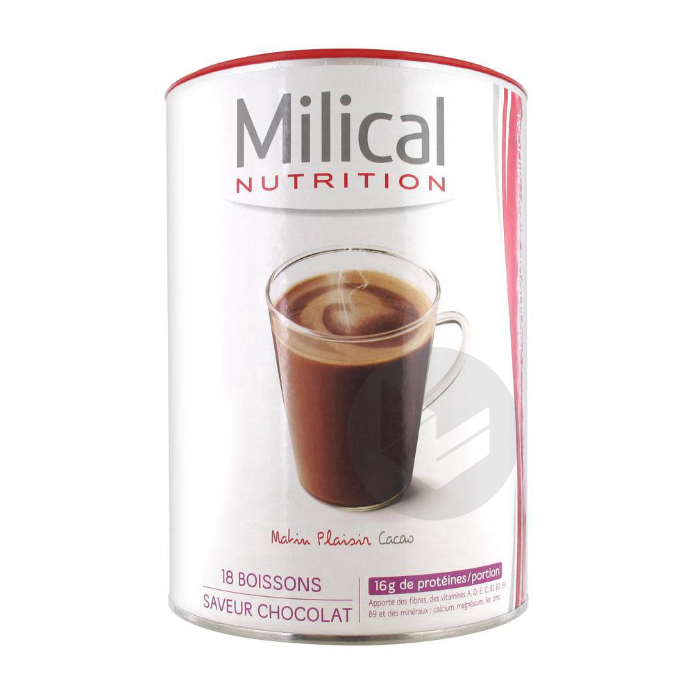 MILICAL HYPERPROTEINE Pdr pour boisson chocolat Pot/540g