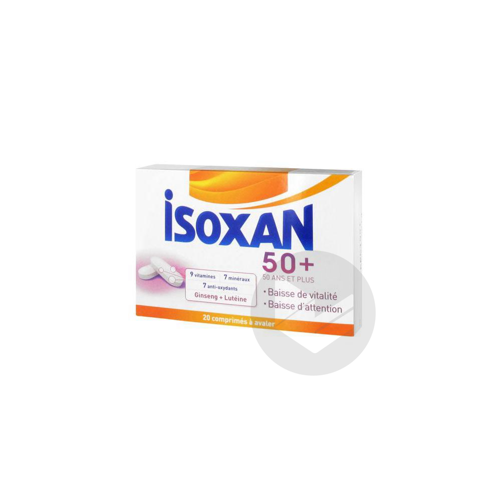 Isoxan 50+ x20 comprimés
