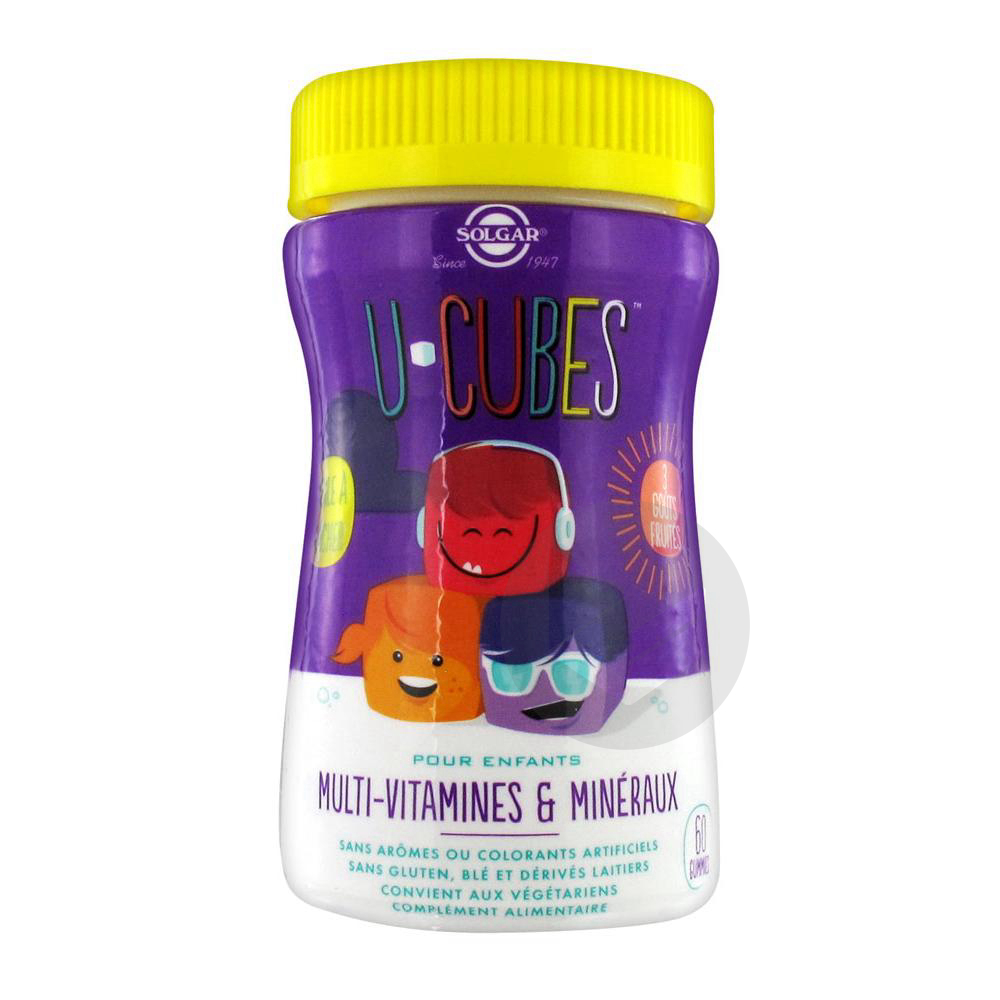 Solgar U-Cubes Enfants 60 Gummies