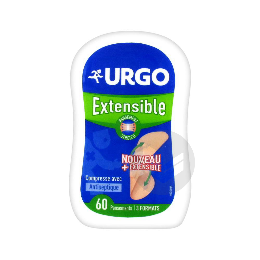 URGO EXTENSIBLE Pans prédécoupé confort B/60