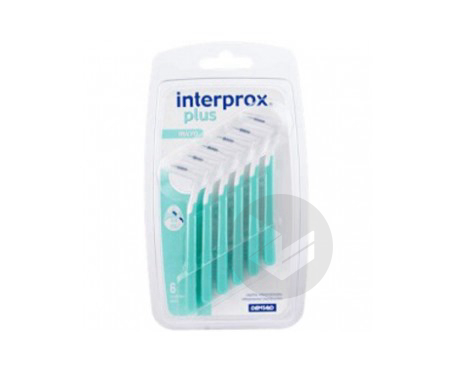 Interprox Plus Micro Brossettes Interdentaires 0,9mm Vert 6 brossettes