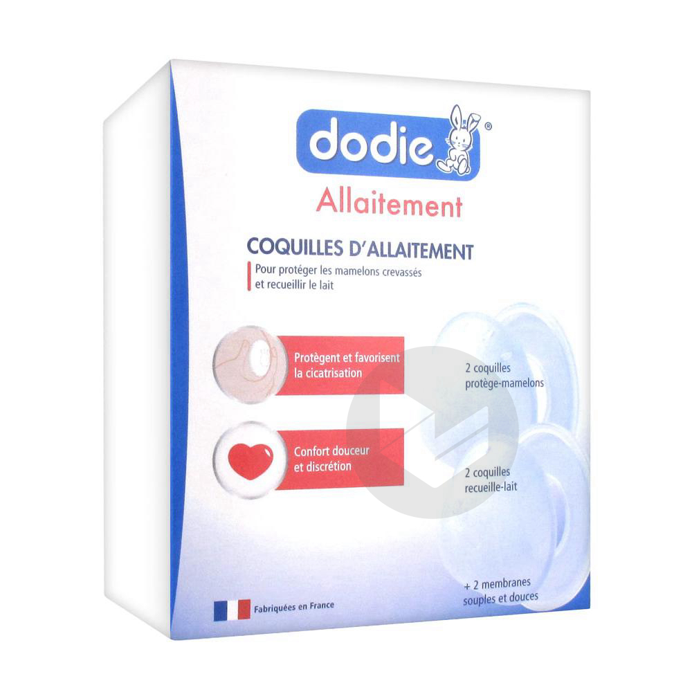 DODIE Coquille protège-mamelons allaitement B/4 Dodie Allaitement