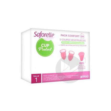 SAFORELLE CUP PROTECT Coupelle menstruelle T1