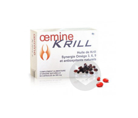 Anti-âge et Anti-oxydant Krill 30 capsules