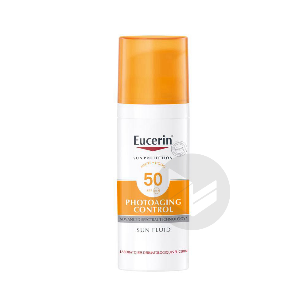EUCERIN SUN FLUID ANTI-AGE 50 Cr visage Fl/50ml