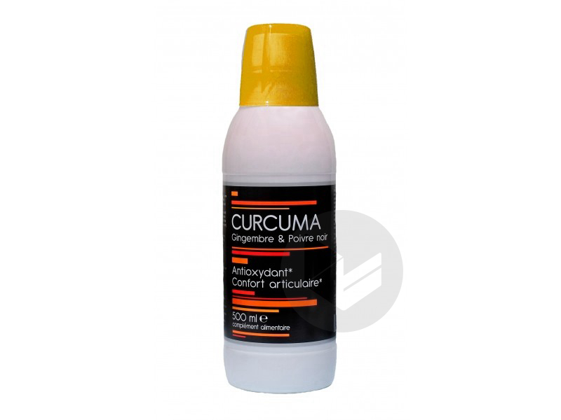 Aquasilice Curcuma Gingembre et Poivre Noir 500 ml