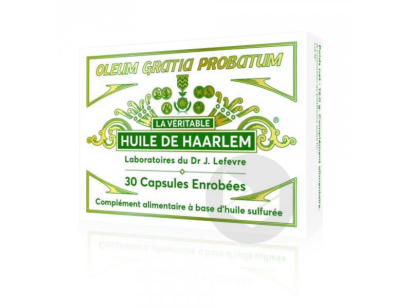 Huile de Haarlem - 30 capsules enrobées