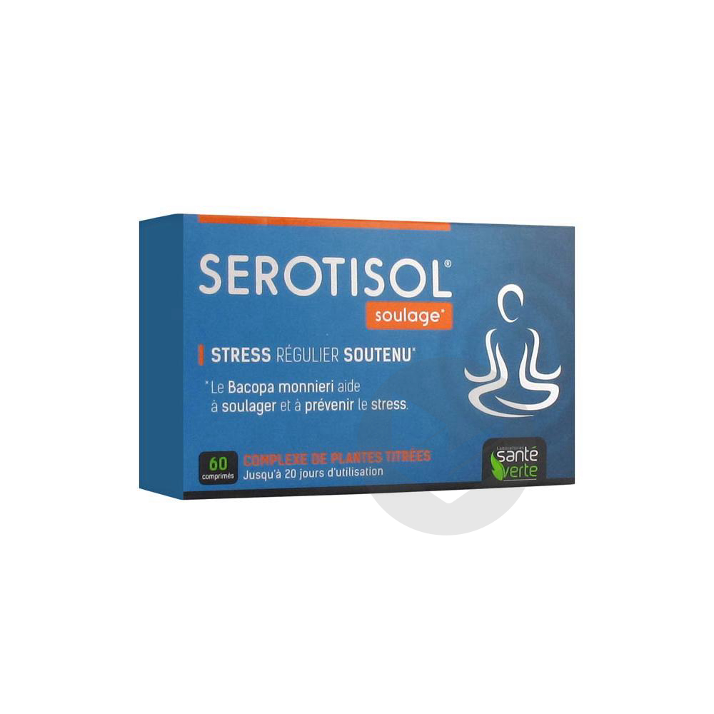 Santé Verte Sérotisol Soulage 60 Comprimés