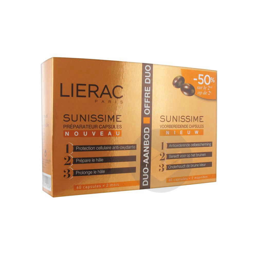 Lierac Sunissime Préparateur Capsules Offre Duo 2 x 30 Capsules