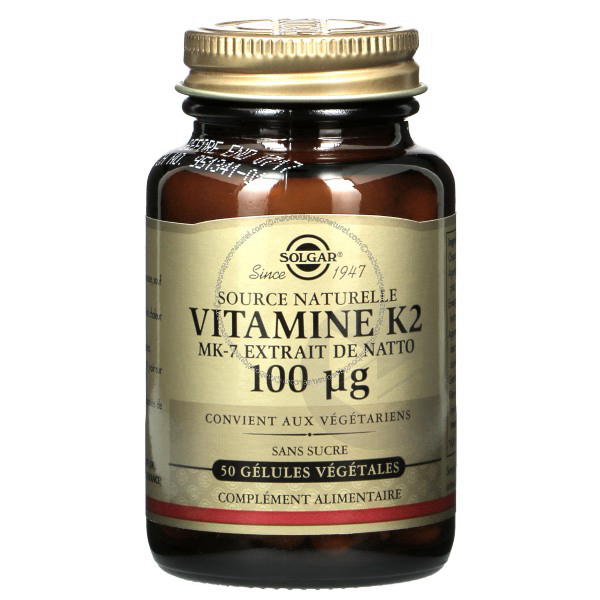 Vitamine K2 Naturelle MK-7 - 50 gélules
