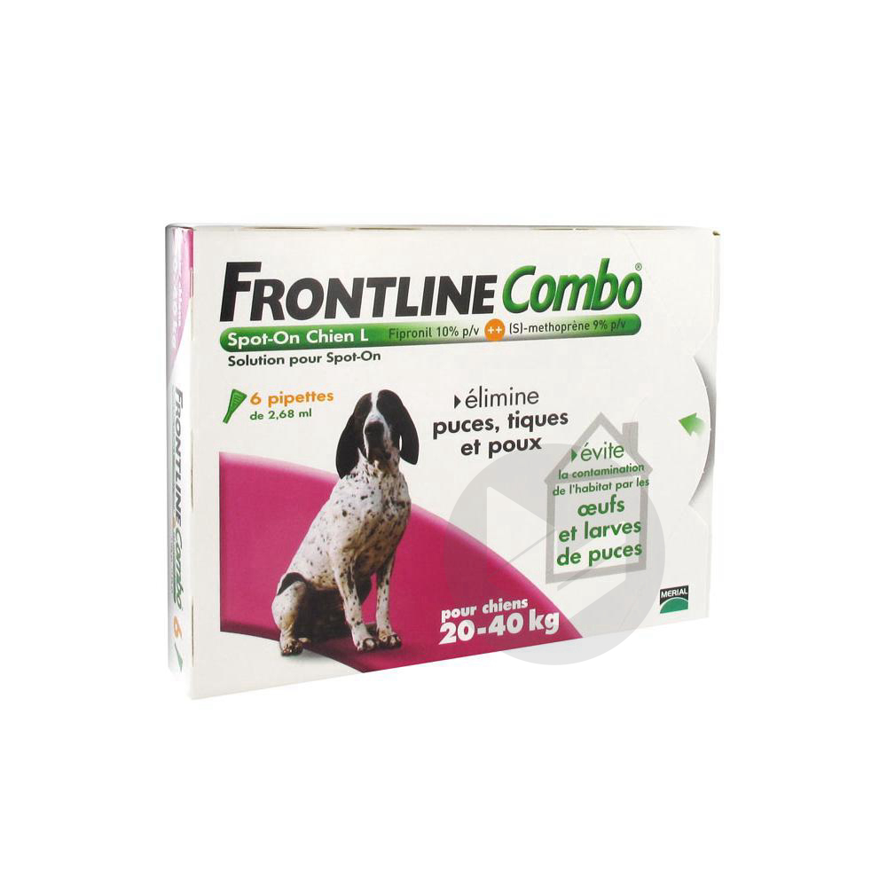 FRONTLINE COMBO S ext chien 20-40kg 6Doses