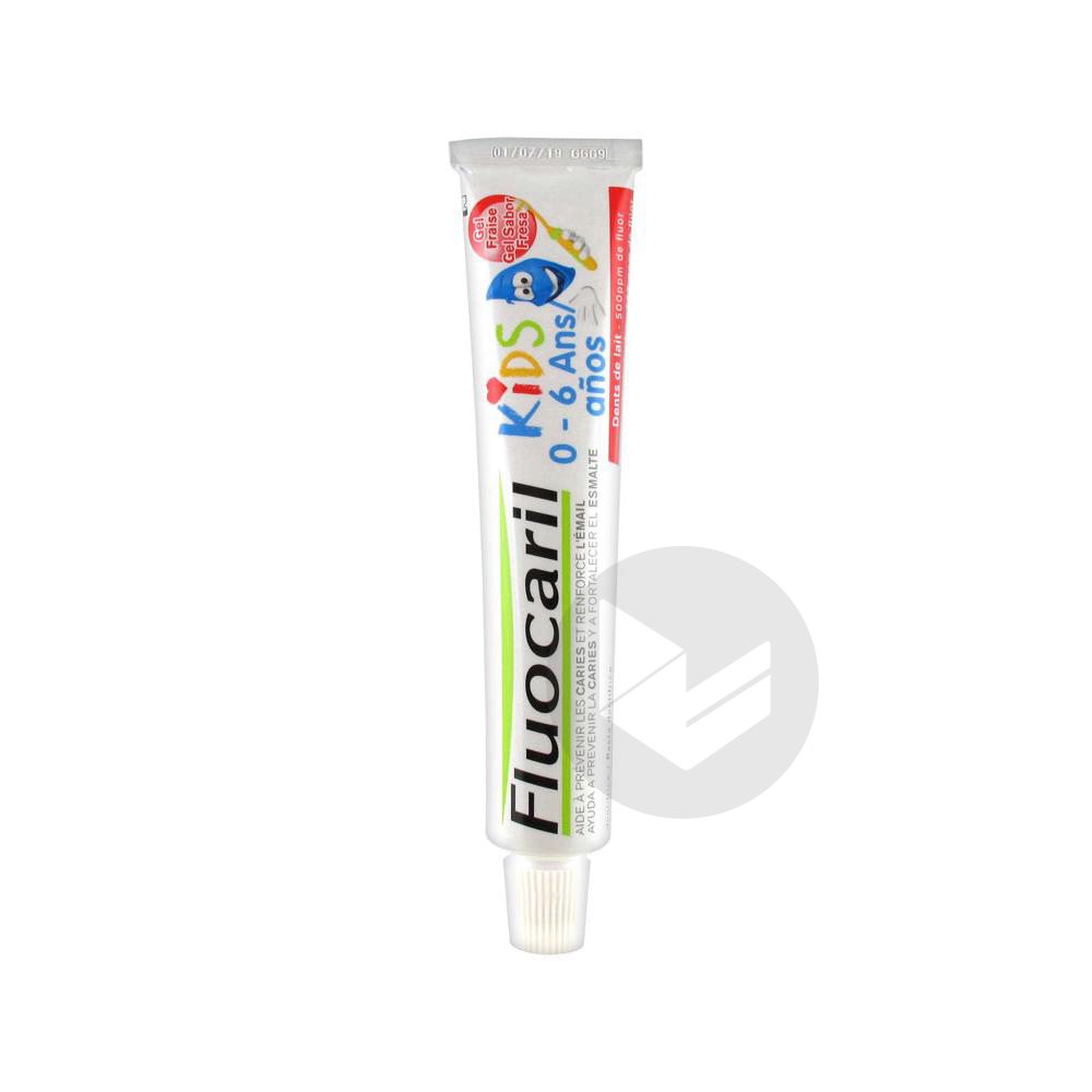 FLUOCARIL KIDS Gel dentifrice fraise 0/6ans T/50ml