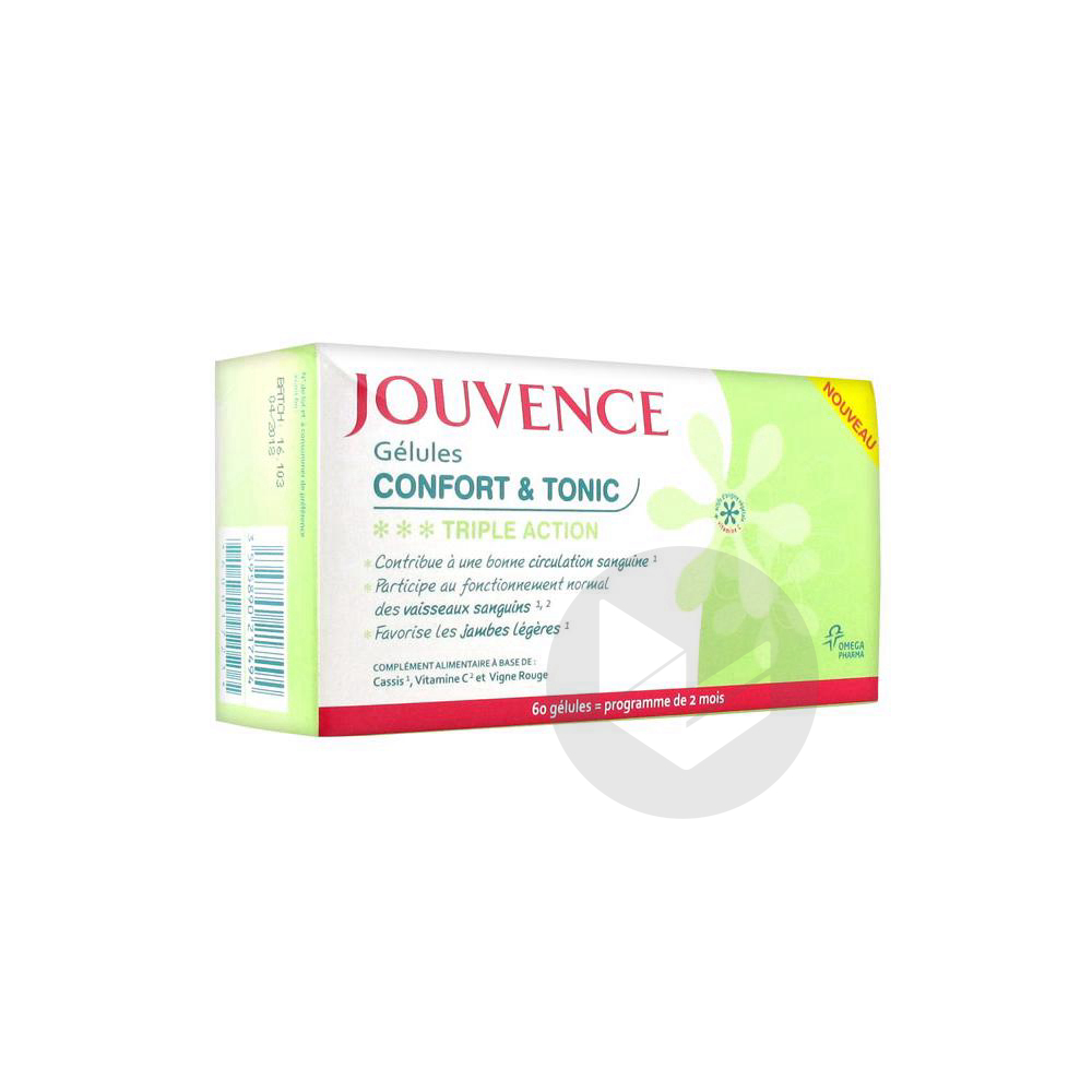 Jouvence Confort & Tonic 60 Gélules