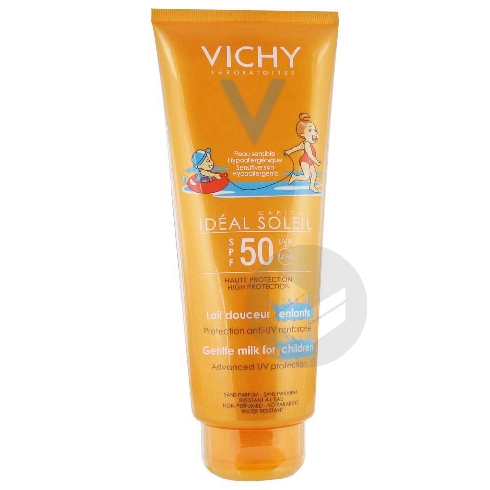 VICHY IDEAL SOLEIL SPF50+ Lait visage et corps enfant T/300ml