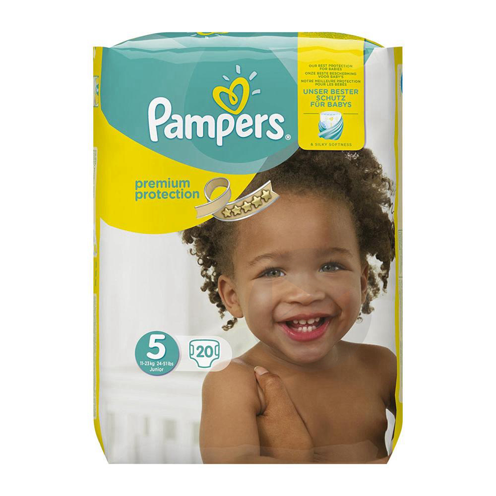 PAMPERS NEW BABY PREMIUM Couche protection T5 11-23kg Paq/20