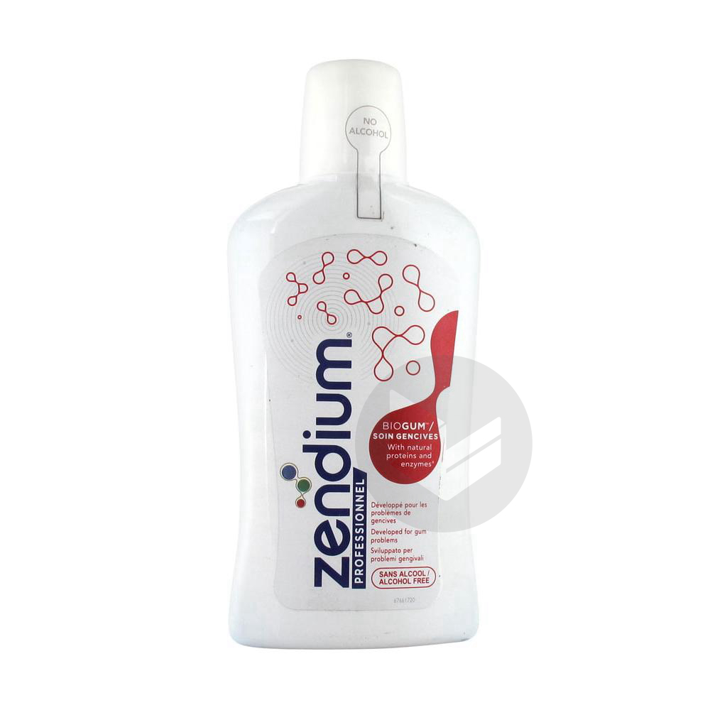Zendium Professionnel Biogum Soin Gencives 500 ml