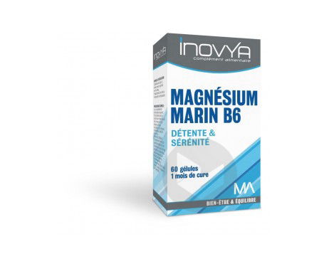 Magnésium Marin B6  INOVYA - Blister de 60 gélules