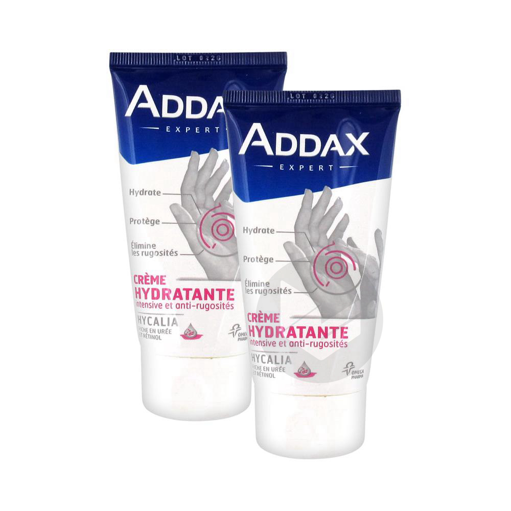 ADDAX Cr hydratante anti-rugosités mains 2T/75ml 2ème-50%