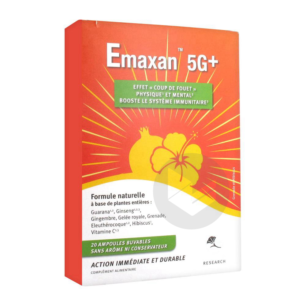 Phytoresearch Emaxan 5G+ 20 Ampoules