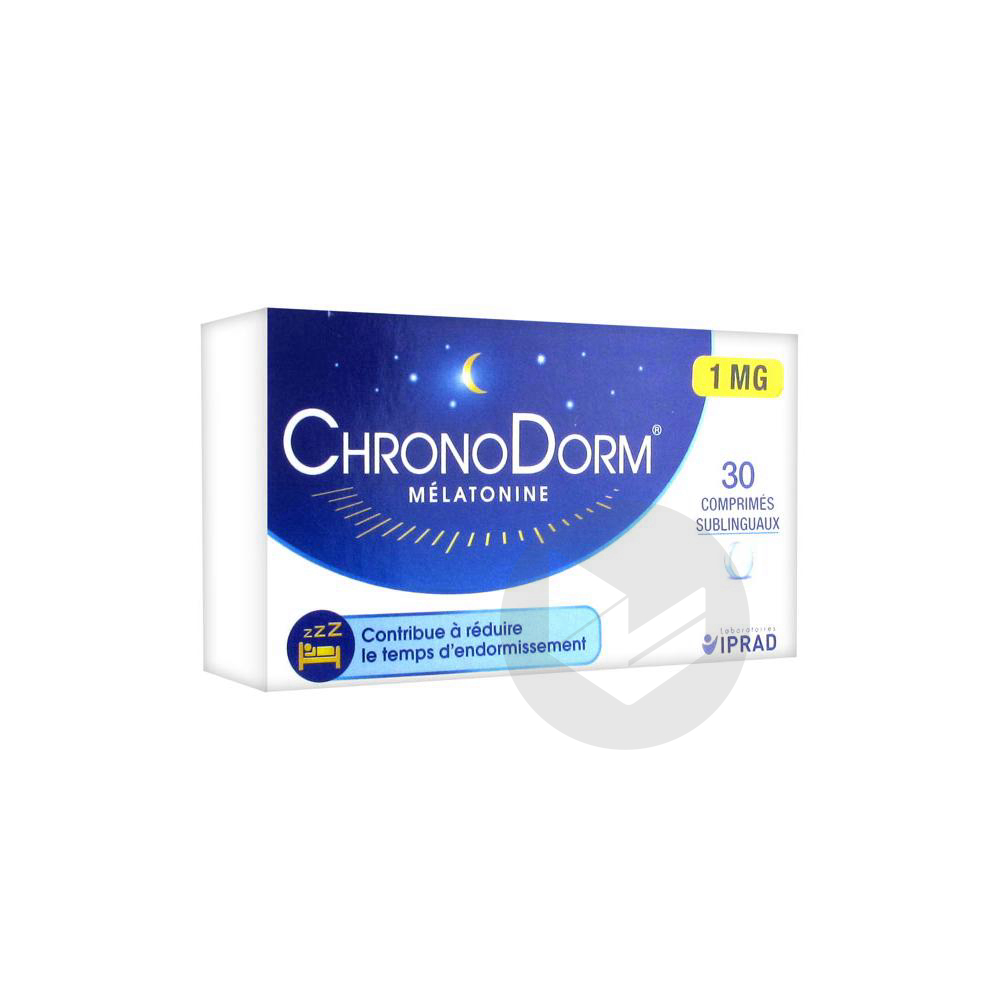 CHRONODORM Mélatonine 1 mg Cpr subl B/30