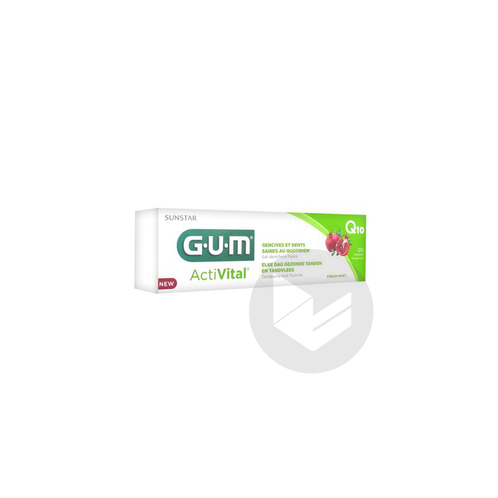 GUM ACTIVITAL Gel dentifrice prévention T/75ml