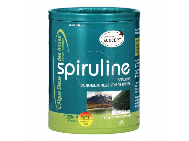 Spiruline microgranules Ecocert - 120 g