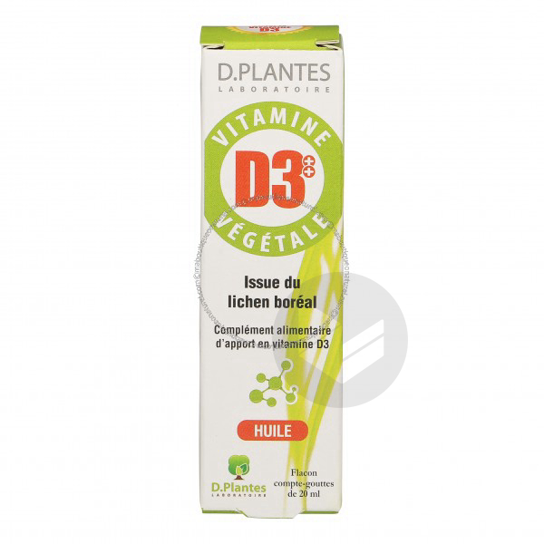 Vitamine D3++ Végétale 400 UI - 20 ml