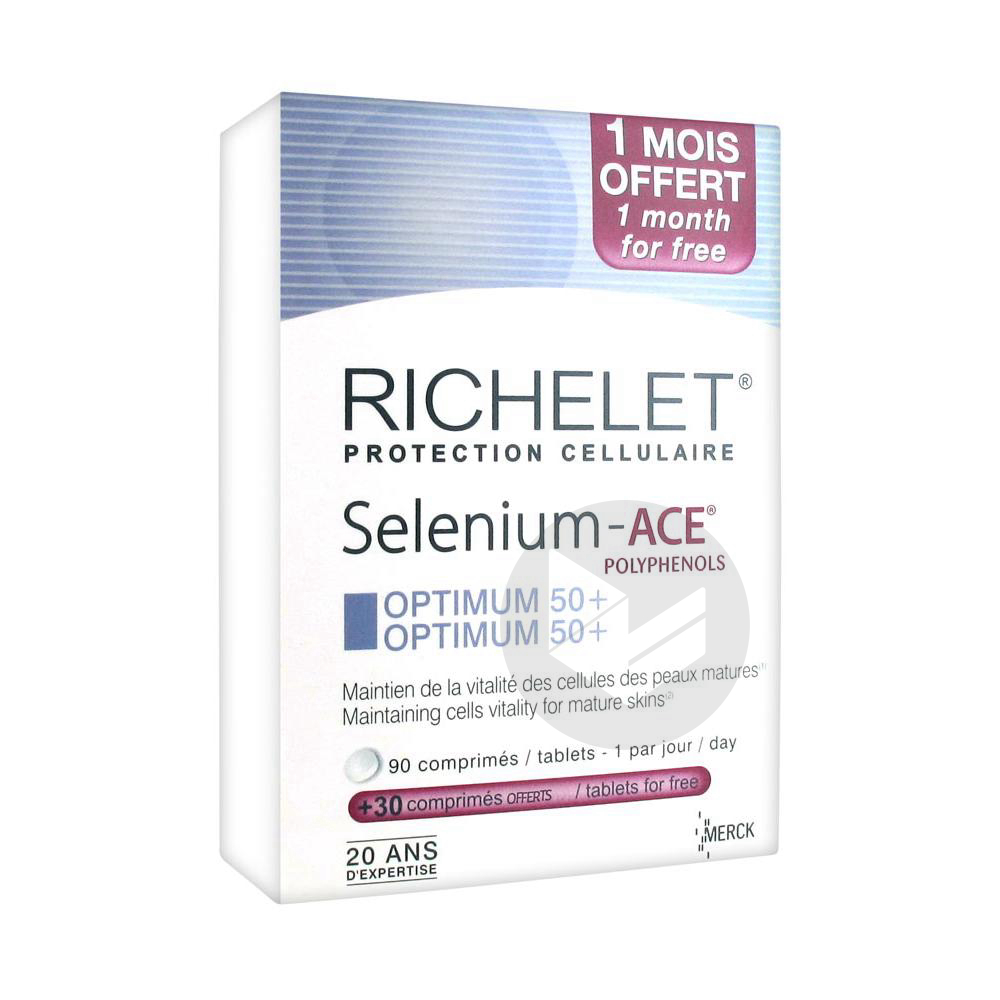 RICHELET SELENIUM ACE OPTIMUM 50+ Cpr B/90+30