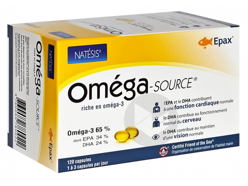 Oméga Source - 120 Gélules '