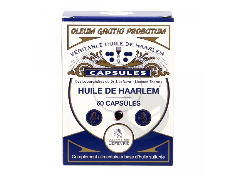 Huile de Haarlem - 60 capsules originales