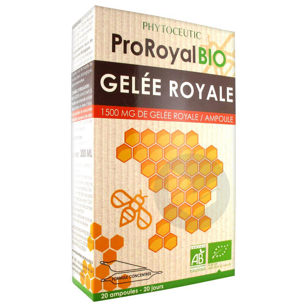 Pro Royal Bio Gelée Royale 1500 mg 20 Ampoules