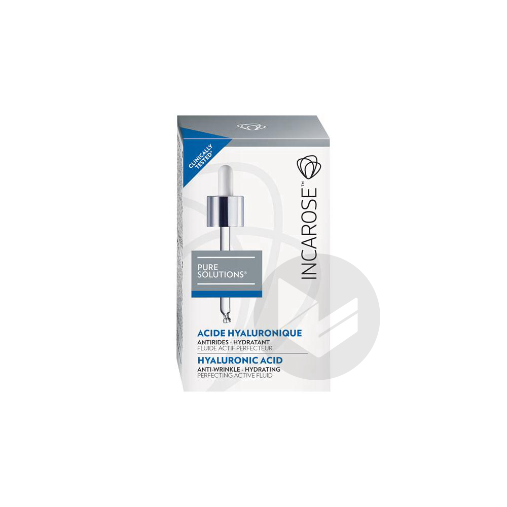 Incarose Pure Solutions Acide Hyaluronique 15 ml