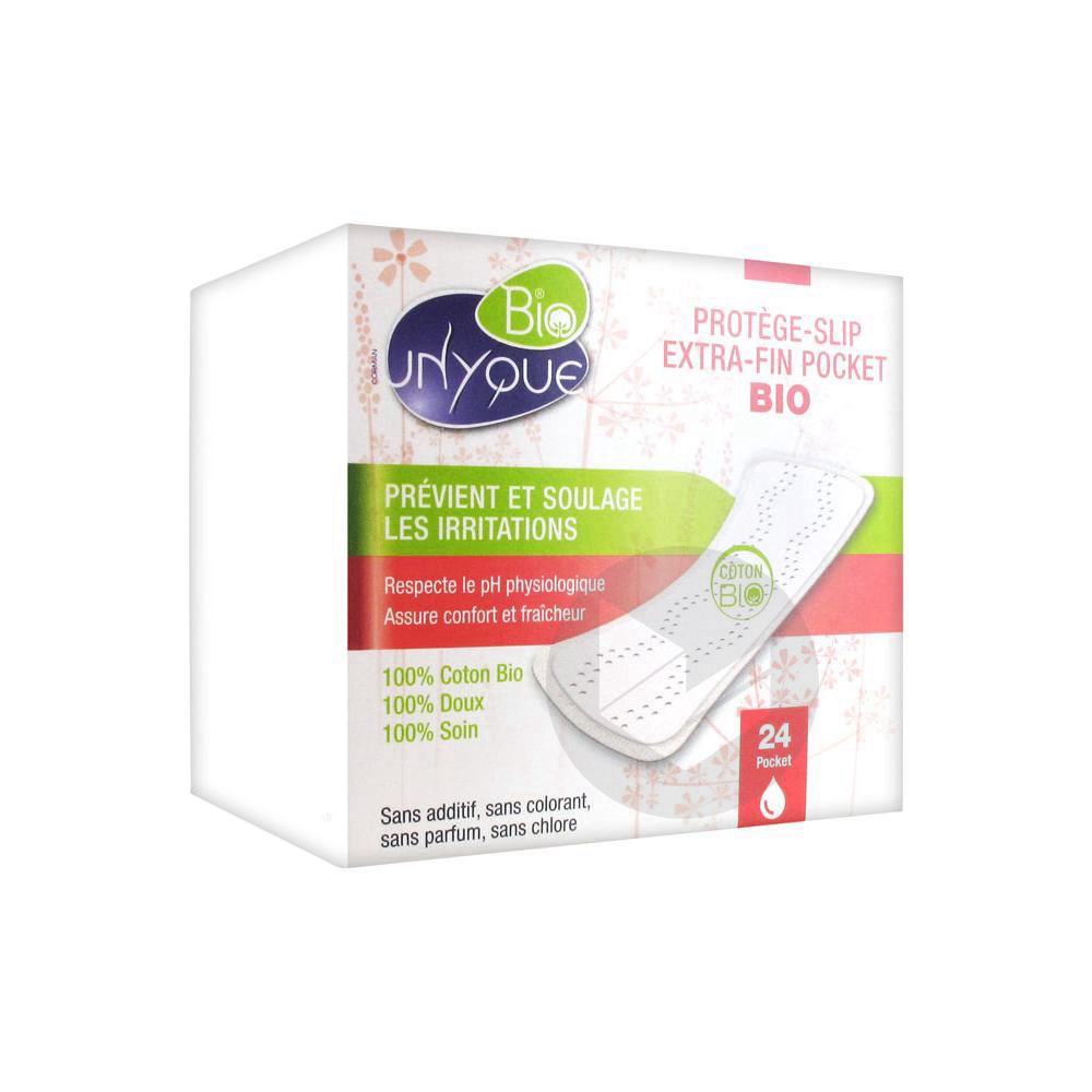 Unyque Bio 24 Protège-Slips Extra-Fins Pocket