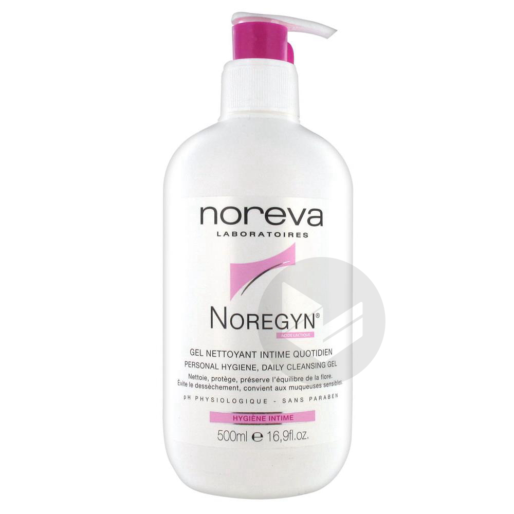 Noreva Noregyn Gel Nettoyant Intime Quotidien 500 ml