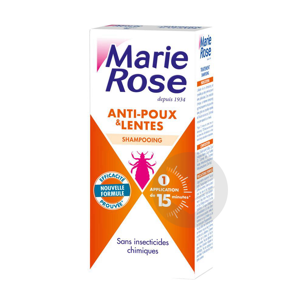 Marie Rose Anti-Poux et Lentes Shampoing 125 ml
