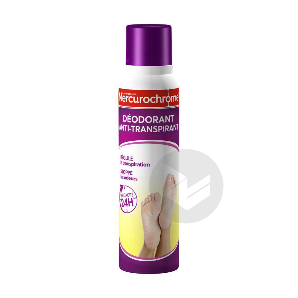 MERCUROCHROME Déodorant antitranspirant Spray/150ml