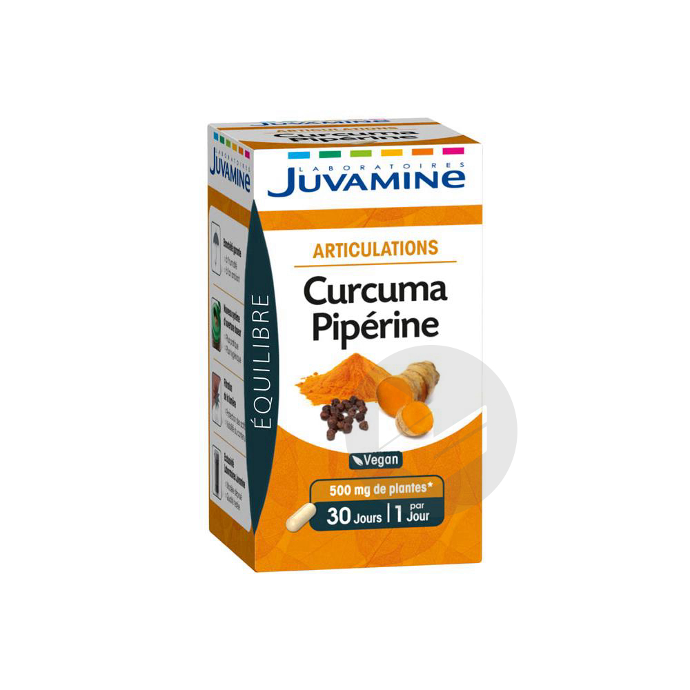 Juvamine Articulations Curcuma Pipérine 30 Comprimés