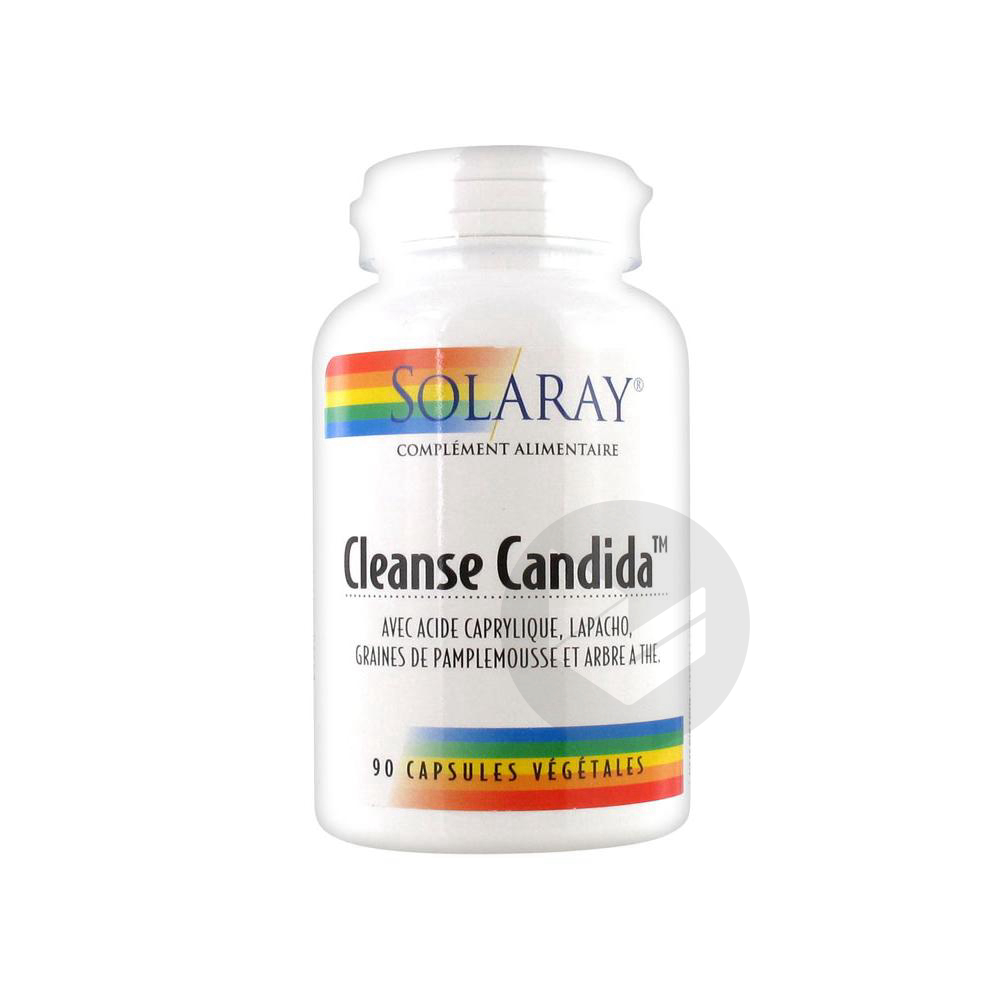 Solaray Cleanse Candida 90 Capsules Végétales