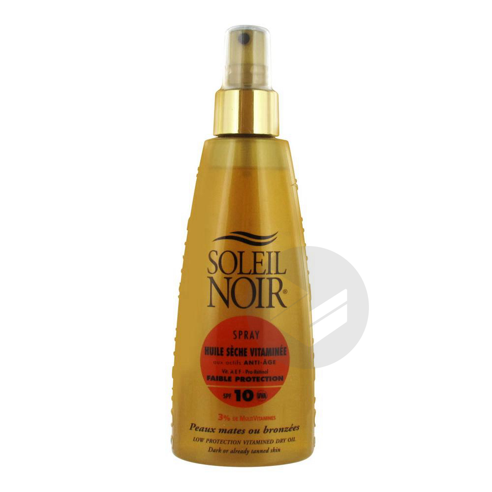 SOLEIL NOIR IP10 Huile sèche vitaminée Spray/150ml