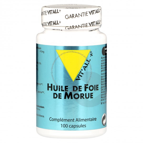 Huile foie de morue - 100 capsules