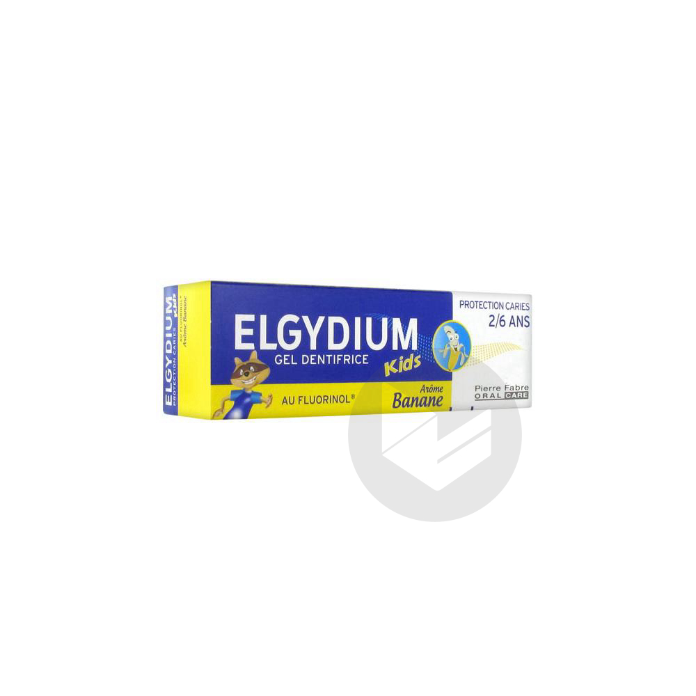 ELGYDIUM KIDS PROTECTION CARIES Gel dentifrice menthe fraise 2-6ans T/50ml