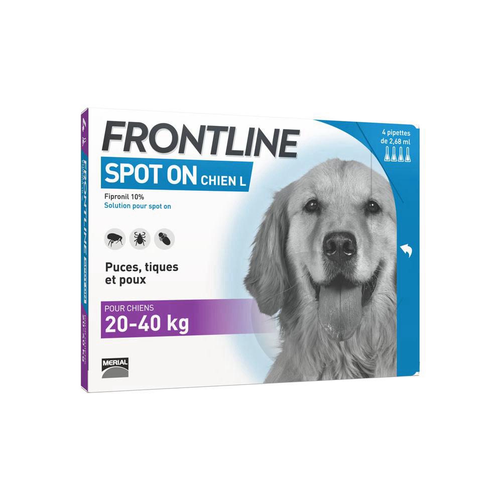 FRONTLINE S ext chien 20-40kg 4Doses