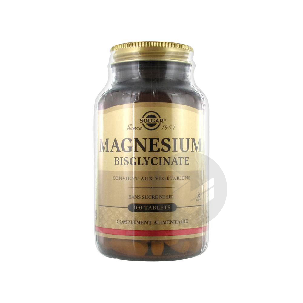 Magnesium Bisglycinate 100 comprimés