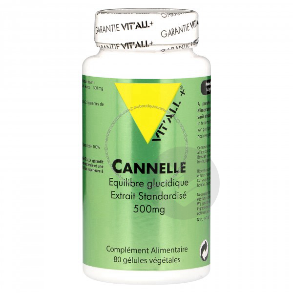 Cannelle 500mg - 80 Vcaps