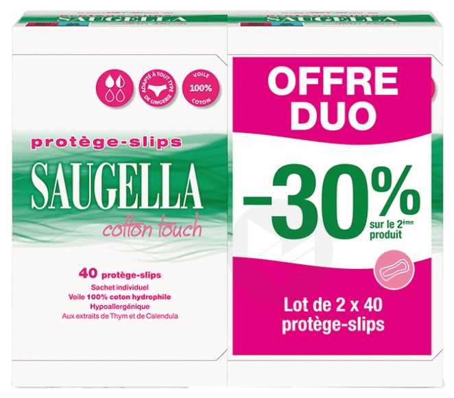 Cotton Touch Protège-slips 2×40