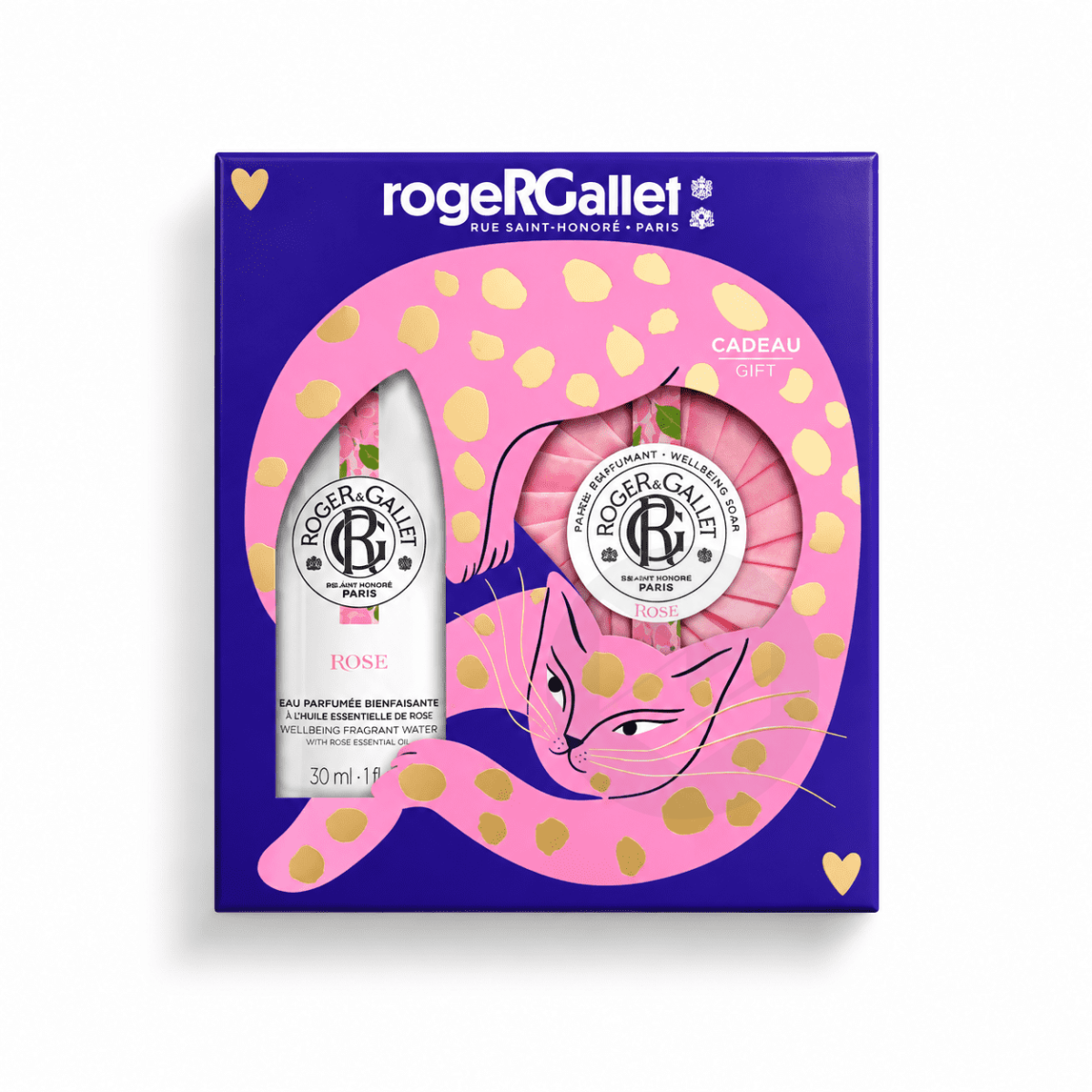 Coffret Rose Eau Parfumée Bienfaisante 30ml + Savon Bienfaisant 100g