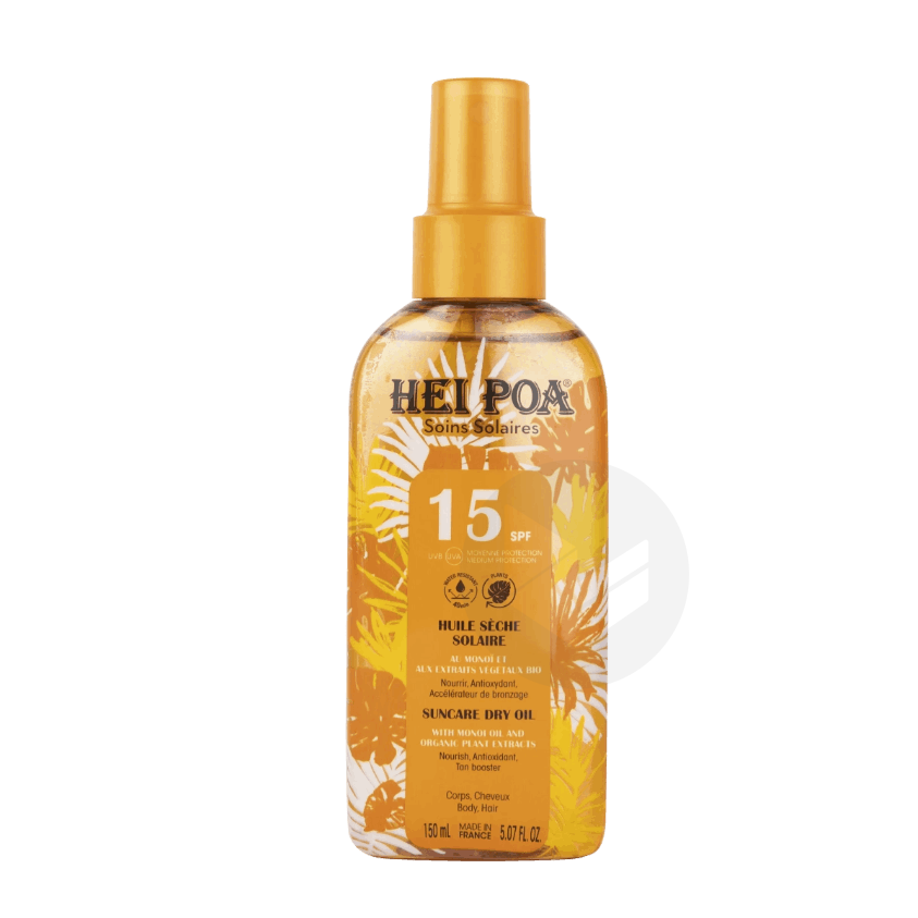 Huile Solaire Monoï SPF15 150ml
