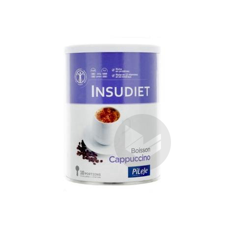 INSUDIET Pdr pour boisson cappuccino Pot/300g